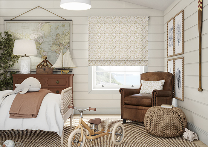 Whaley Great, Big Splash Sand - Twist&Fit Roman Blind - Image 3